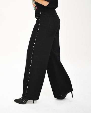 PANTALON DE MEZCLILLA CON ESTOPEROLES